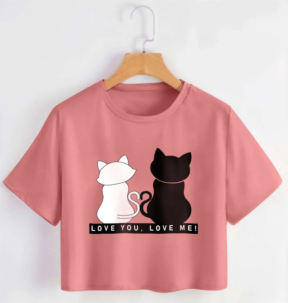 Printed Women Pink T-Shirt - Best Price ₹99 at Shopsy