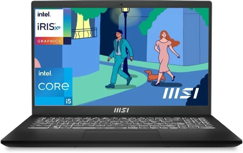 MSI Modern 15 Intel Core i5 12th Gen 1235U - (8 GB/512 GB SSD/Windows 11 Home) Modern 15 B12MO-1051IN ...