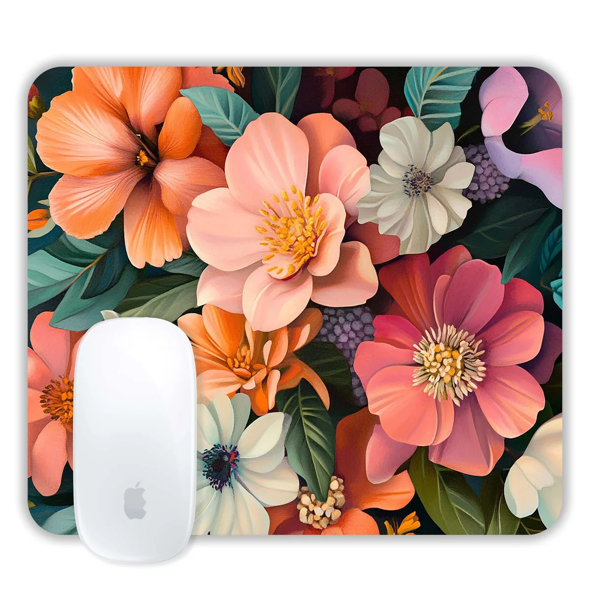 TURTLEWINGS | Mousepad | Smiley – 22x18 cm, 3mm Thick | Abstract Design Non-Slip Rubber Base | Office, Study & Gaming Use | Premium Smooth Surface 21 04