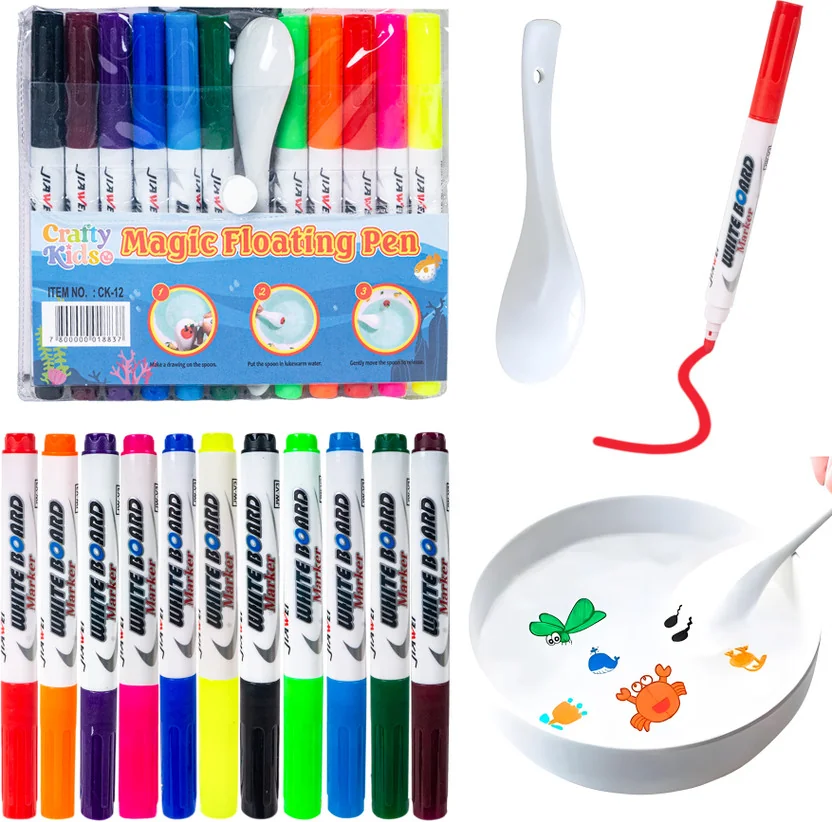 WISHKEY Floating Ink 11 Pcs Marker Pens for Kids, Magic...