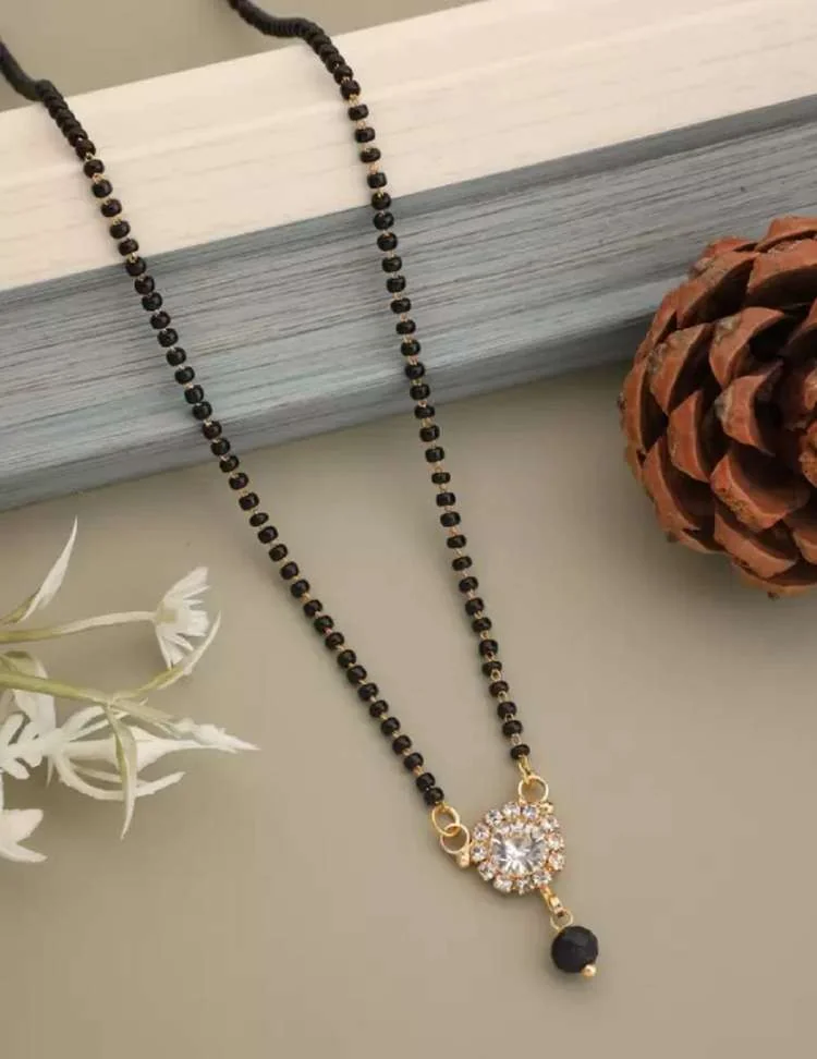 18 INCH SHORT MANGALSUTRA for women Alloy Mangalsutra - Best Price ₹85 at Shopsy