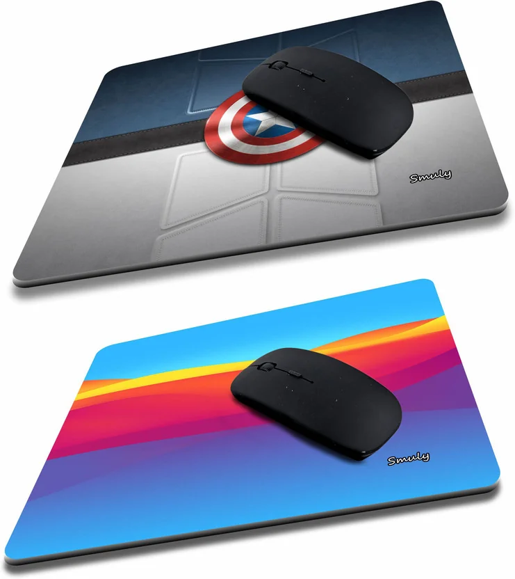 qivee captain sheild combo (5) Mouse Pad Non-Slip Rubbe...
