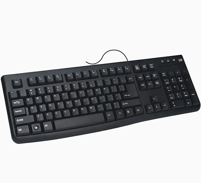 Tvs Electronics Champ Plus Keyboard Wired USB Standard ...