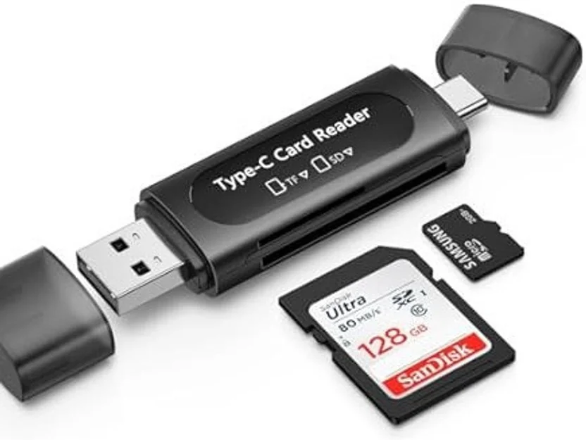 Foxne Point USB-A 3.0 & Type C High-Speed Multi-Card Re...
