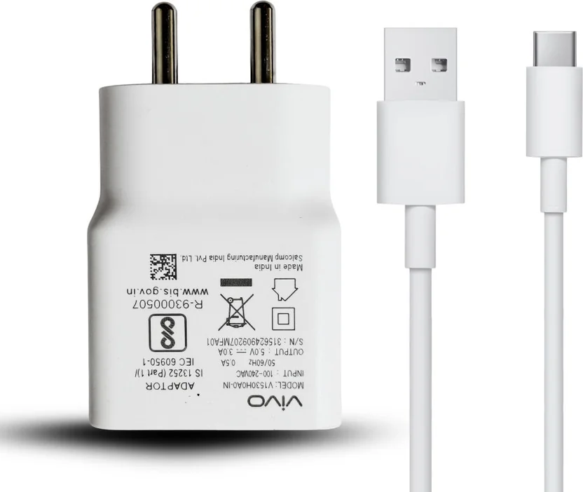 vivo 15 W Quick Charge 3 A Wall Charger for Mobile with...