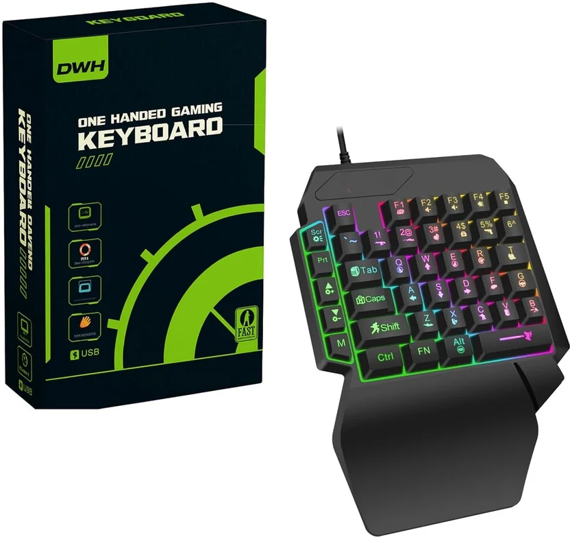 GamerFlex MixPro Plus 4-in-1 Wireless Gaming Combo,RGB ...