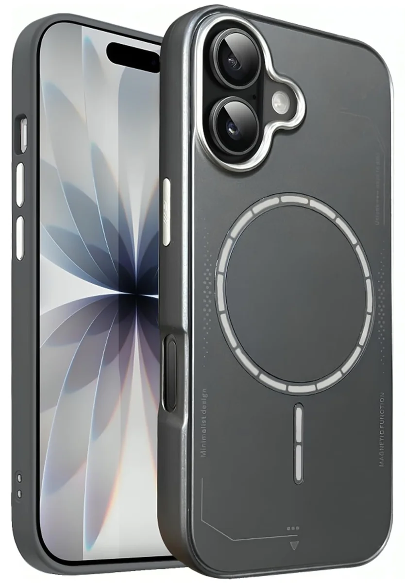 DIZORO Premium Magnetic Shockproof for iPhone 17 case, [Military Grade Drop Protection][Fit for MagSafe], Slim Anti-Fingerprint & Soft Touch Cover for iPhone 17,Natural Titanium