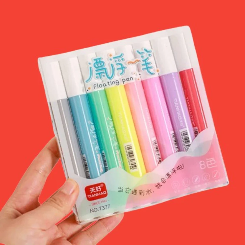 GUNGUN 8 Colors Floating Pen for art and craft - Best Price ₹93 at Amazon