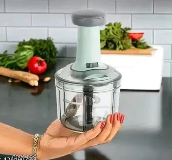 800ML Manually Handy Chopper Mixer Cut For Vegetable, Onion, Salad, Tomato Crush Chopper