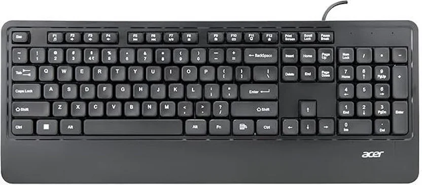Acer Wired Keyboard with Palm Rest |Co-Pilot Shortcut K...