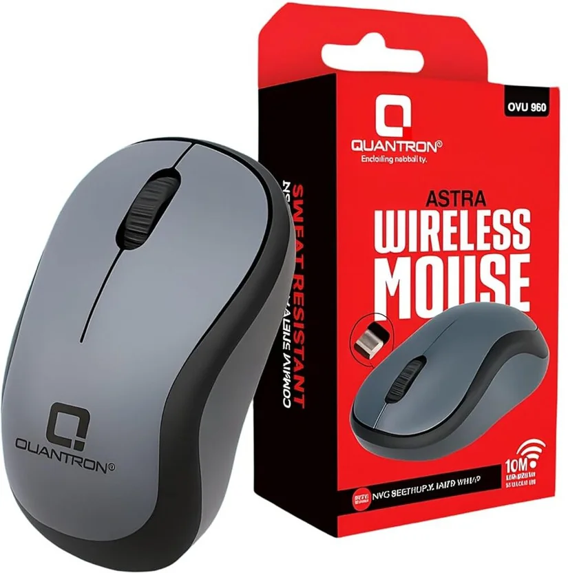 Quantron QMU-530, Astra Wireless Mouse | 2.4GHz with 10...
