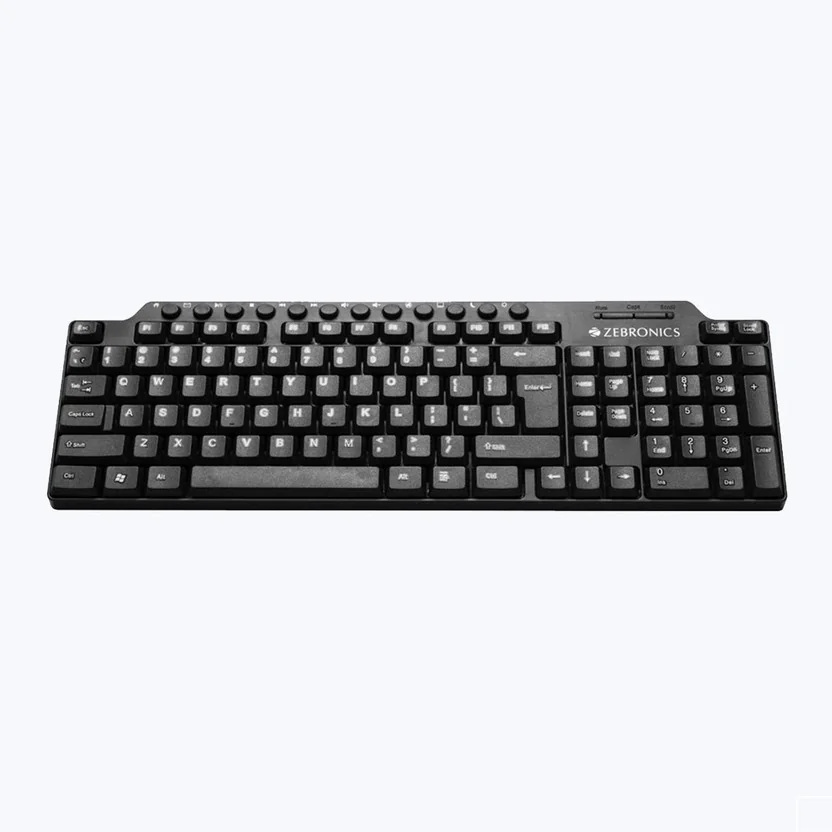 ZEBRONICS ZEB-KM-2100 Wired USB Standard Desktop Keyboa...