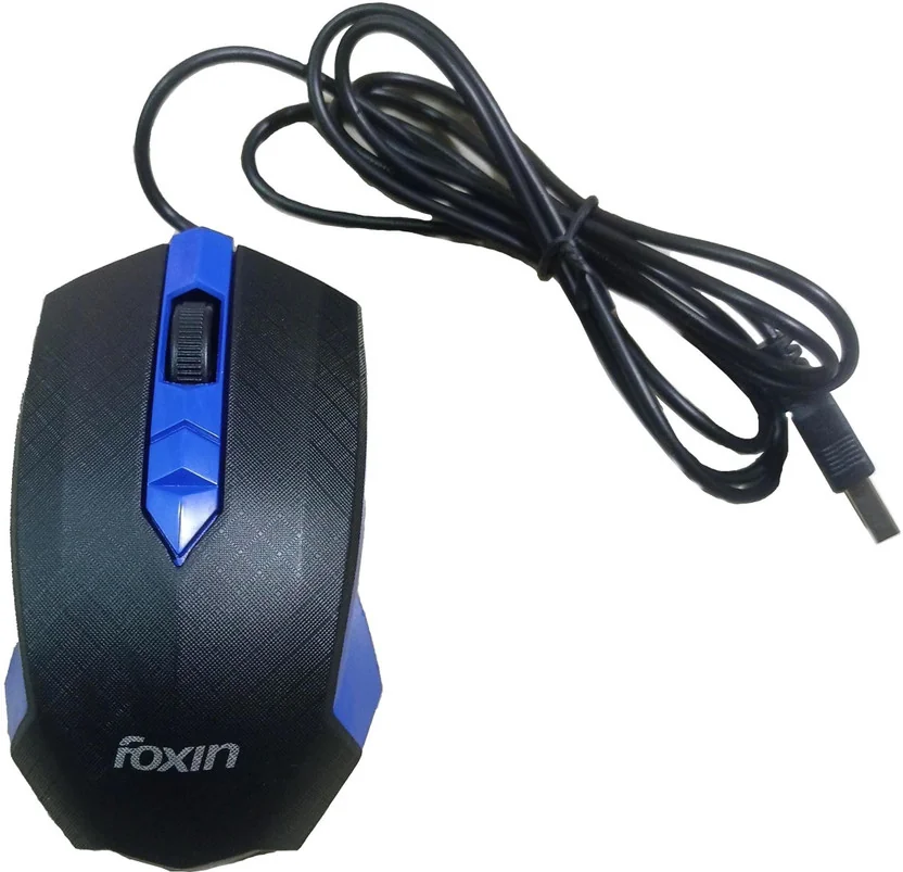 Foxin Classy Smart Blue USB, Wired Ambidextrous Optical...