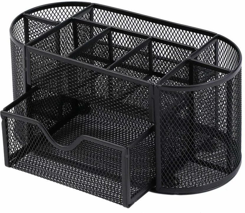 Crevice 9 Compartments Metal Stationary Storage Desk Or...