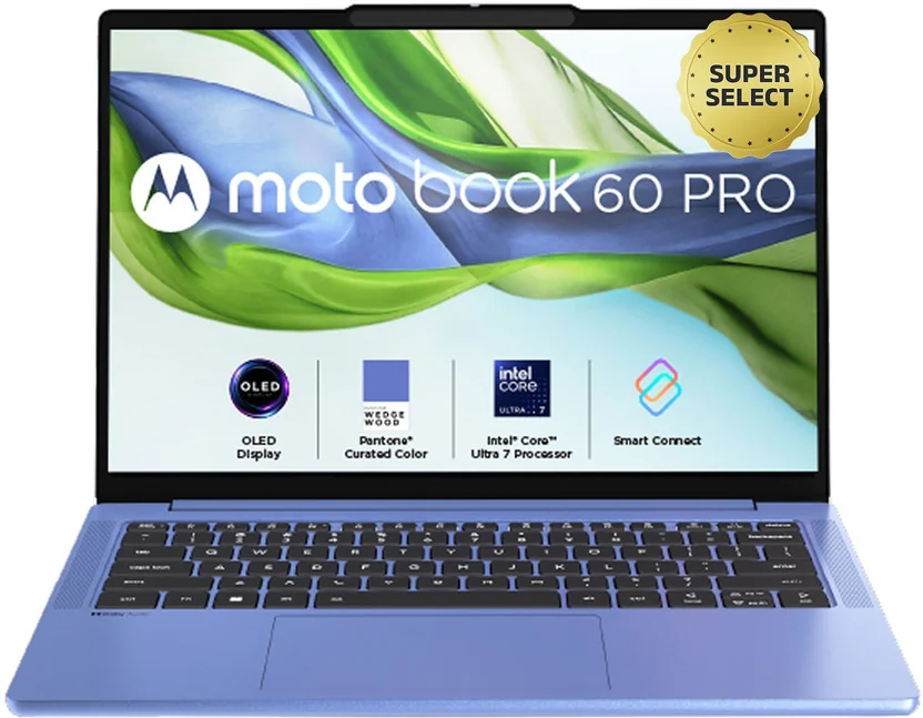 MOTOROLA Motobook 60 Pro Full Metal OLED AI PC Intel Core Ultra 7 255 H - (32 GB/1 TB SSD/Windows 11 H...