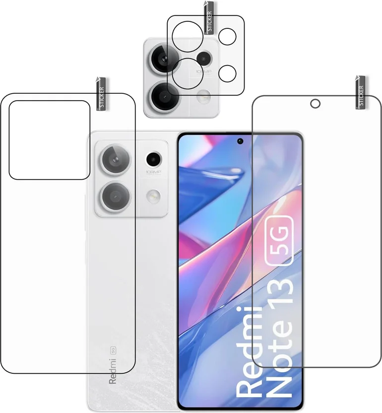 GARUDA GLASS Front and Back Tempered Glass for REDMI NO...