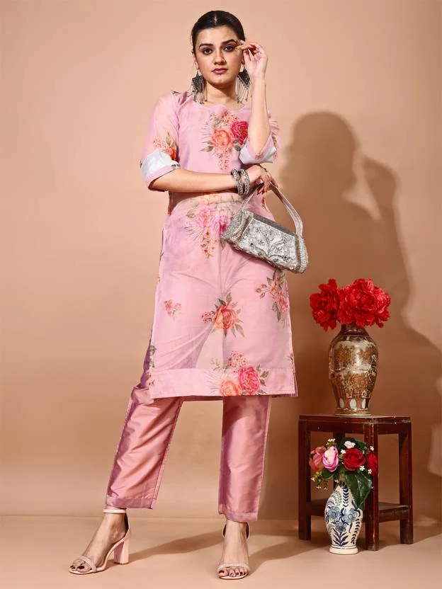 AYUKTA INTERNATIONAL Women Polyester Kurti Pant Set - Best Price ₹432 at Flipkart