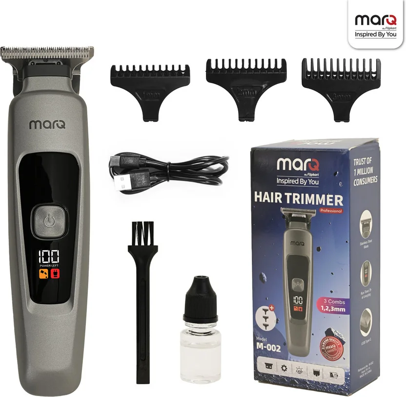 MarQ by Flipkart M-002 Professional Hair Trimmer with L...