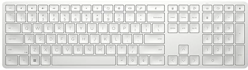 HP 970 Programmable Wireless Standard Desktop Keyboard ...