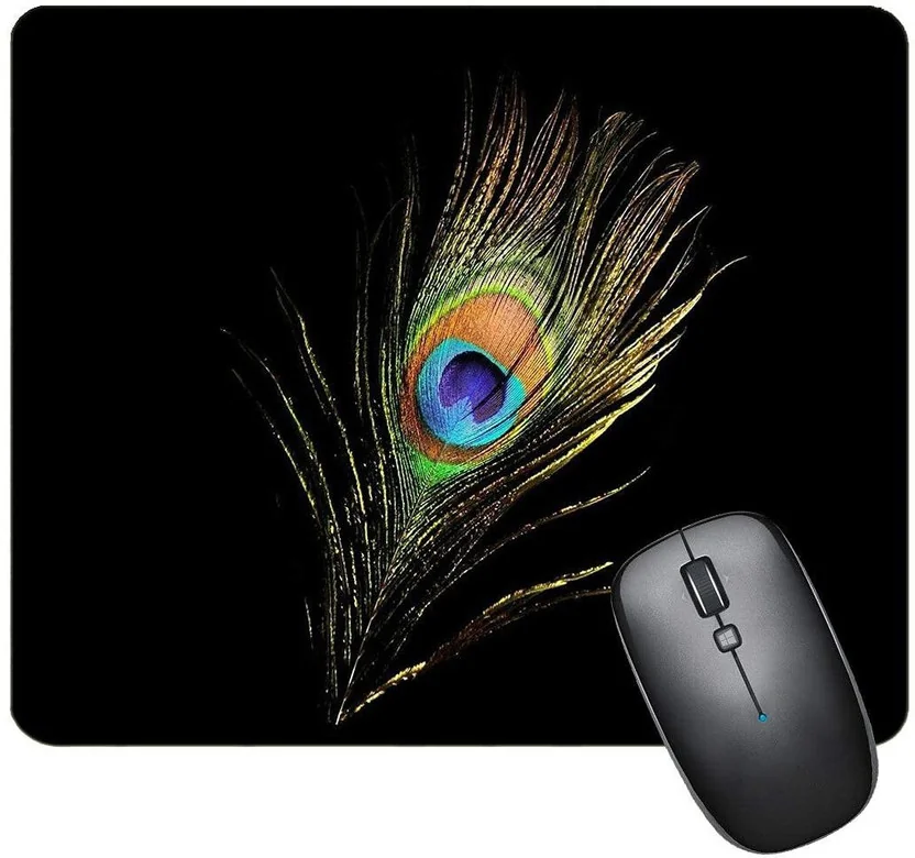 ZORI Peacock Feather Gaming Mouse Pad for Computer Lapt...