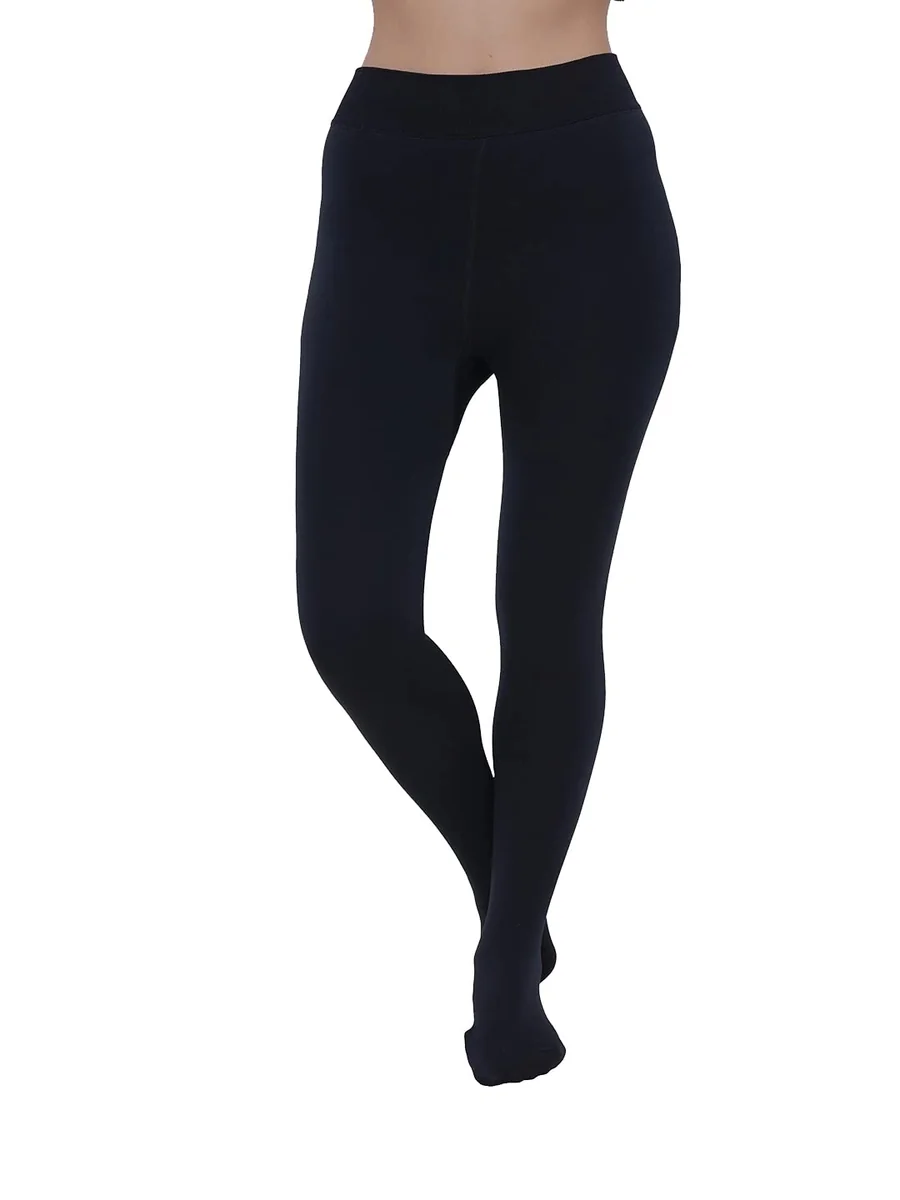 Women's/Girls Woolen Thick Fur Lined Winter Stockings Thermals