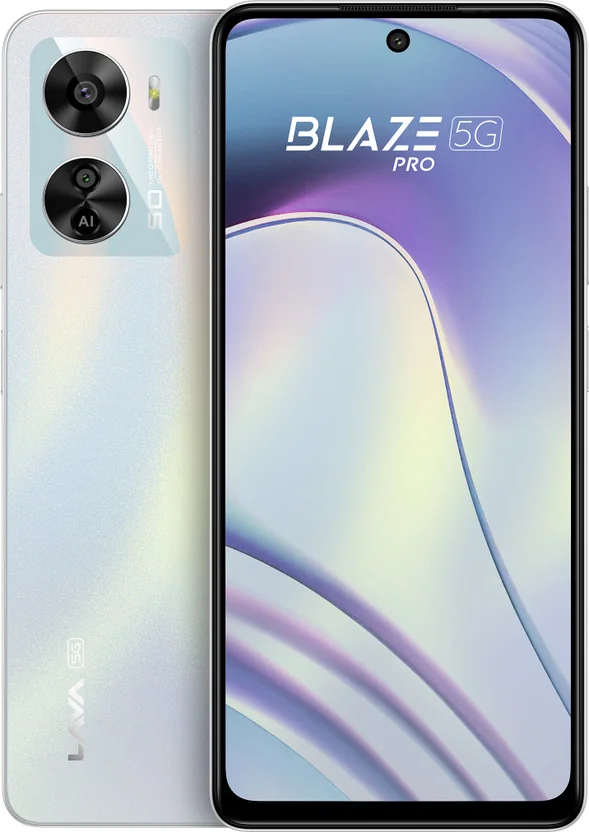 LAVA Blaze Pro 5G with Dual Sim|50MP Rear Camera|5000 mAh Battery|Expandable Upto 1TB (Radiant Pearl, ...