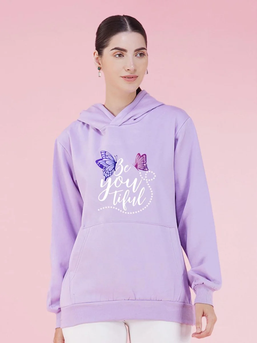 Graphic Printed Hooded Oversized Sweatshirt - Best Price ₹599 at Myntra