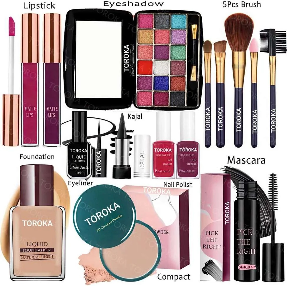 TOROKA BEST Makeup Kit Sets One-stop Beauty Package for Beginners and Professionals