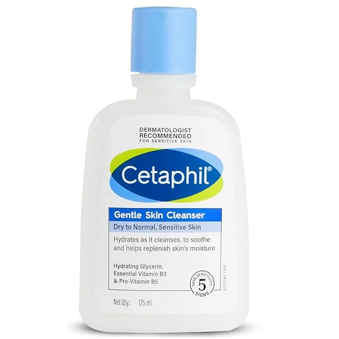Cetaphil Paraben, Sulphate-Free Gentle Skin Hydrating Face Wash Cleanser with Niacinamide, Vitamin B5 for Dry to Normal, Sensitive Skin - 125 ml - Best Price ₹380 at Amazon