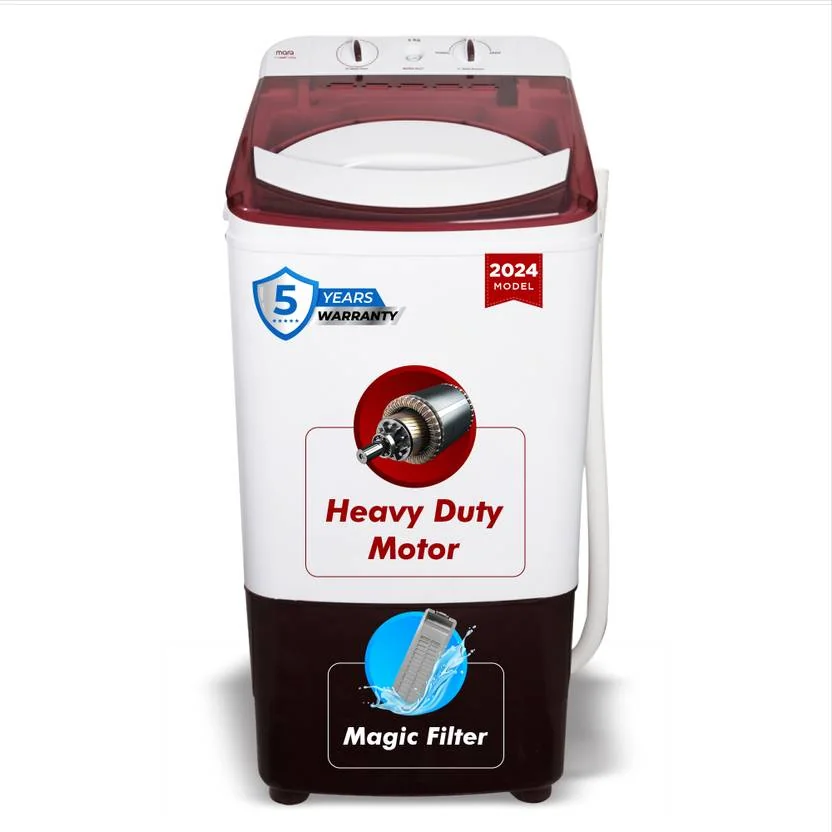 MarQ by Flipkart by Flipkart 8 kg Washer only Maroon, White  (MQVWA800NNNLB) - Best Price ₹4799 at Flipkart