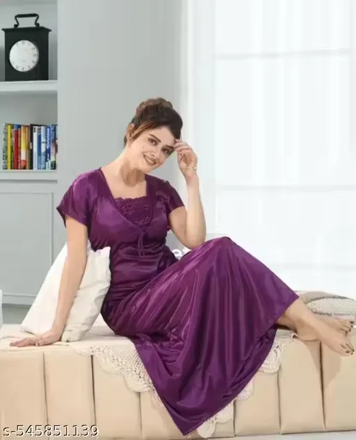 Buy woman night gown Online at best prices at Meesho - Best Price ₹191 at Meesho