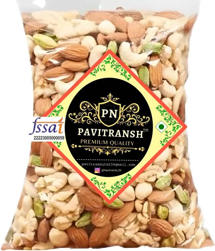pavitransh Power Nuts -Nut mix yaa Mix dry fruits Cashews, Almonds, Apricots, Dates  (1 x 100 g)