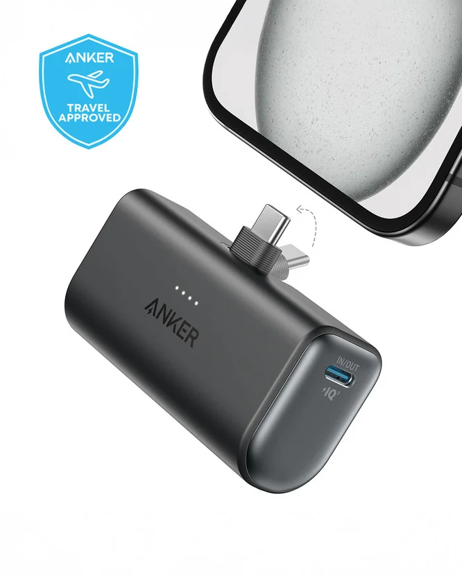 Anker 5000 mAh 22.5 W Wireless Nano Pocket Size Power B...