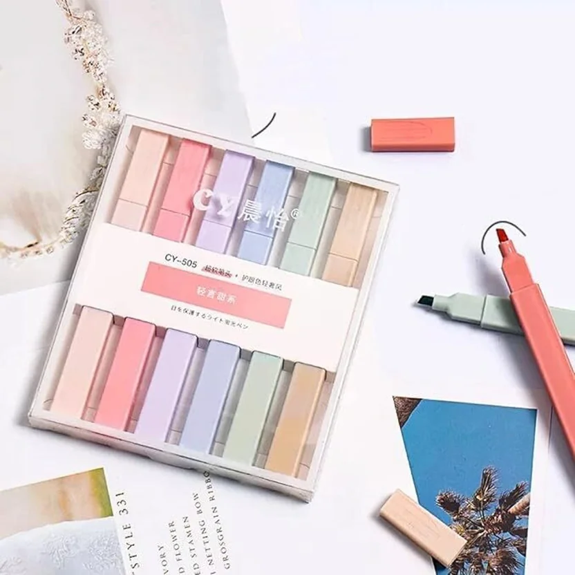 ARJ Aesthetic Pastel Highlighter For College student sc...