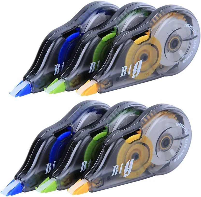 FRKB 6pc Big Correction Tape 12 Meters Length 0 ml 5 mm...