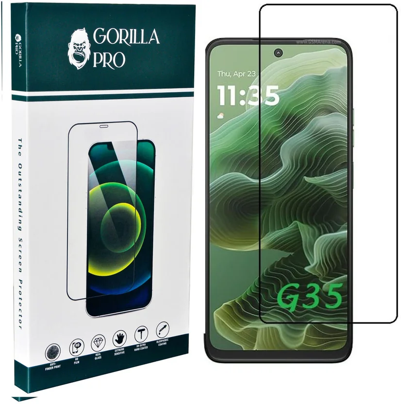 GORILLA PRO Tempered Glass Guard for Motorola Moto G35 ...