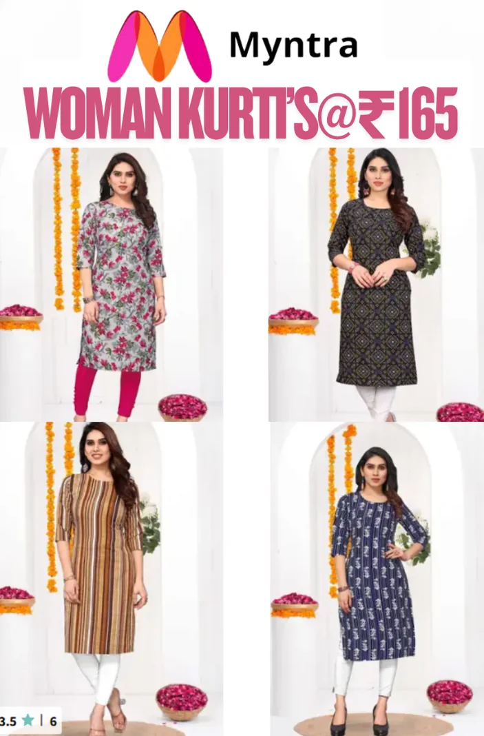 Ethnic Women kurti at ₹165
