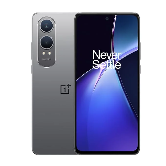 OnePlus Nord CE4 Lite 5G (Super Silver, 8GB RAM, 128GB Storage) | Lifetime Display Warranty | 5500 mAh Battery, 80W SUPERVOOC and Reverse Charging | 50MP Camera with OIS | 120Hz AMOLED Display - Best Price ₹16999 at Amazon