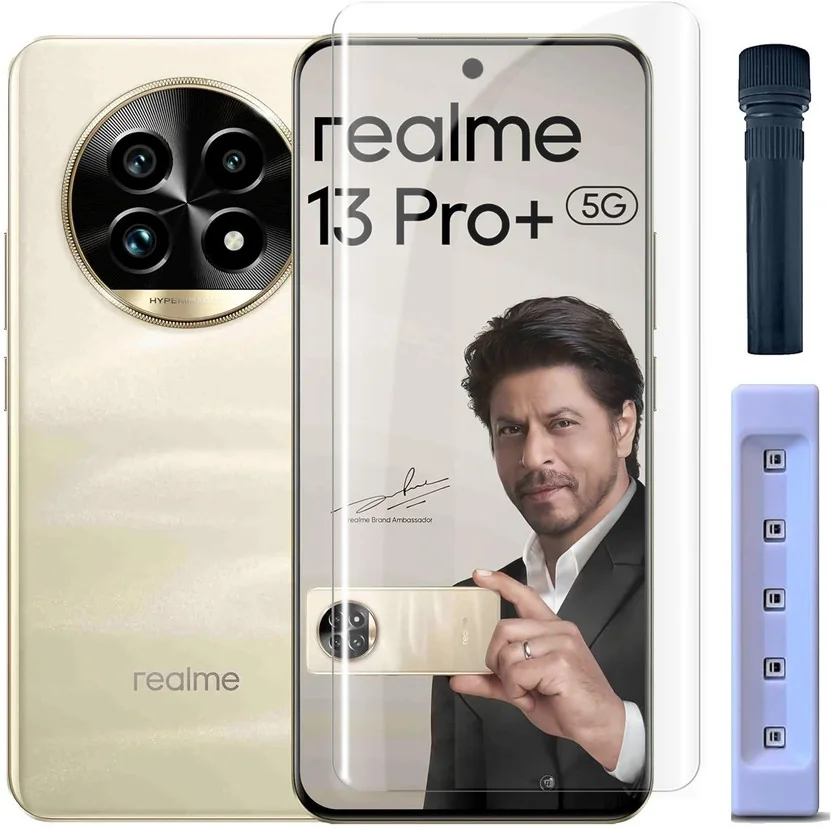 OneTech Edge To Edge Tempered Glass for Realme 13 Pro 5...
