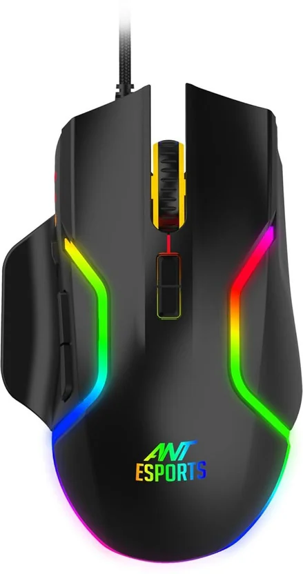 Ant Esports GM340 Wired Ergonomic Optical Gaming Mouse