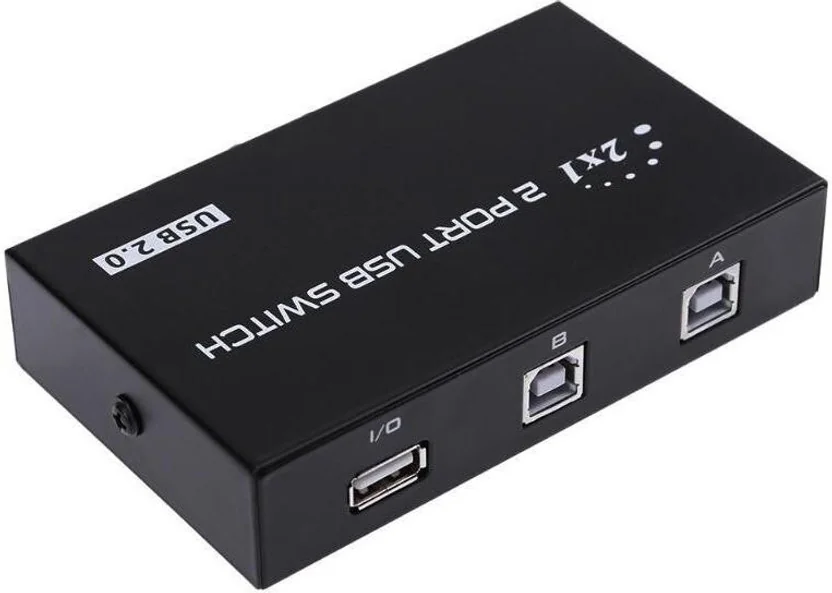 Etake 2 Port Printer Usb Switch Sharing Switcher Select...