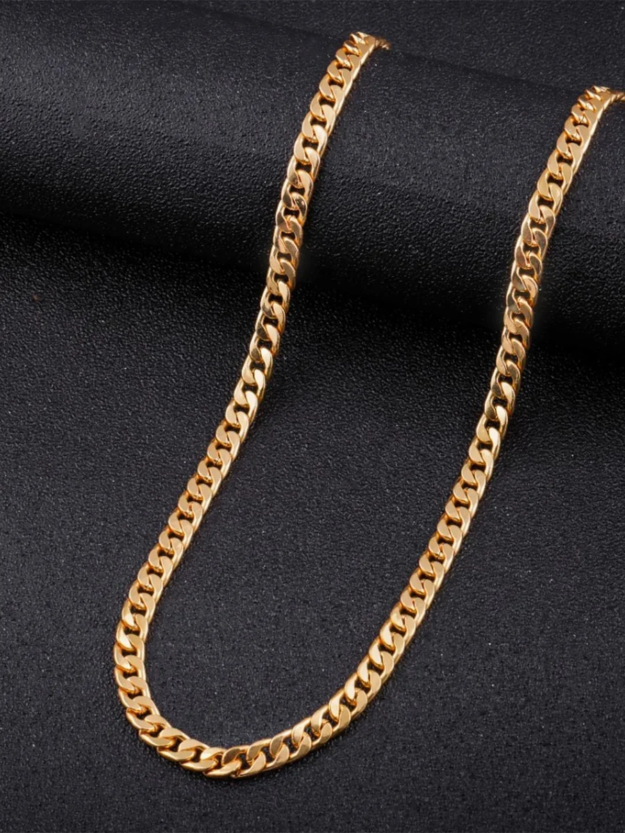 The Lifestyle Co Men Gold-Plated Curb Link Chain - Best Price ₹599 at Myntra