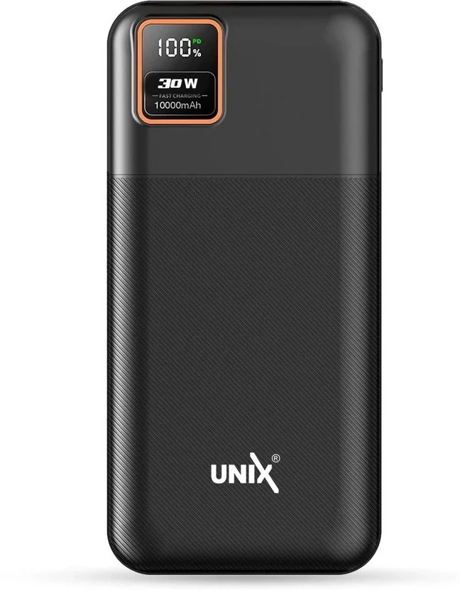 Unix 10000 mAh 30 W Compact Pocket Size Power Bank