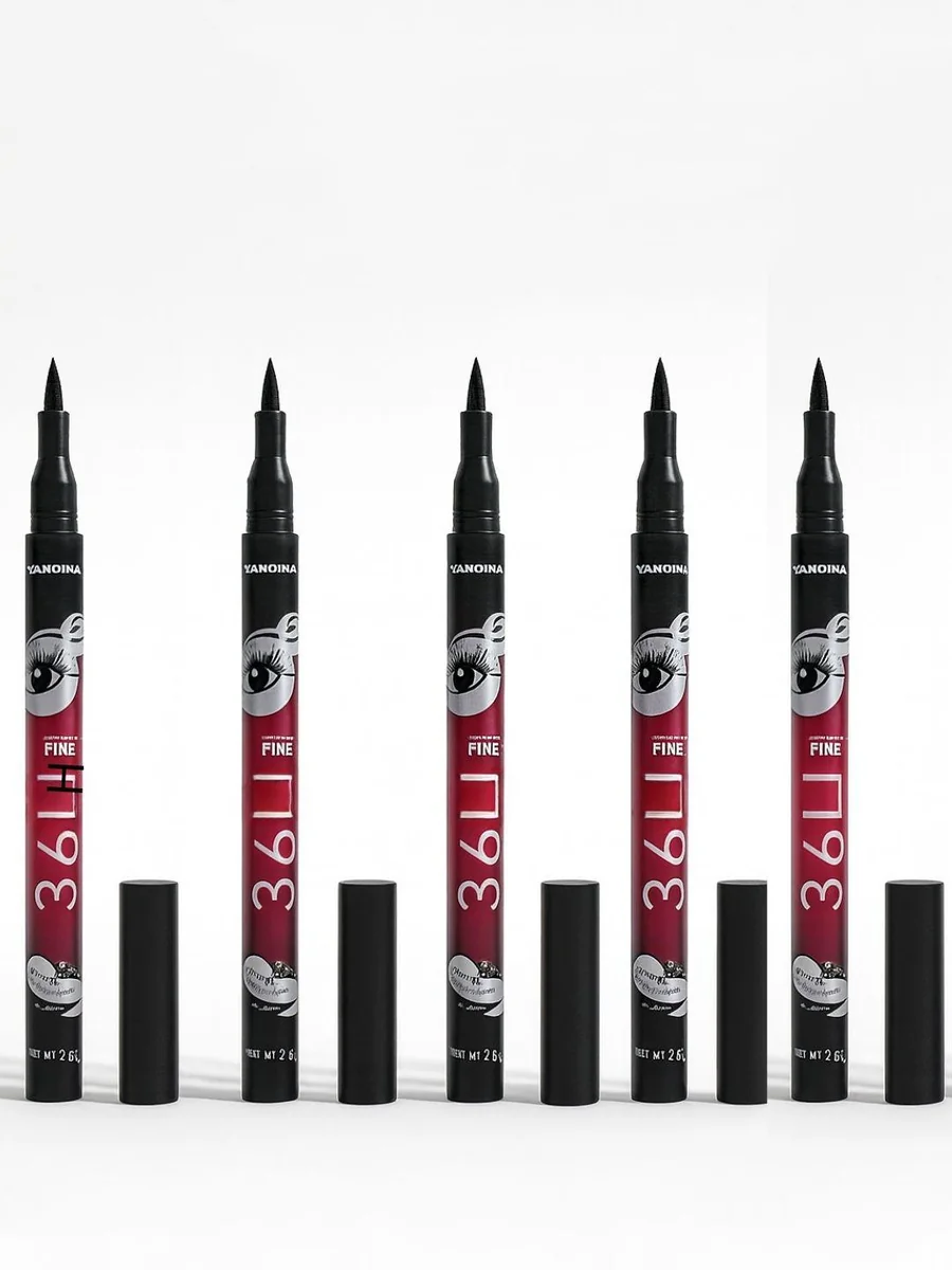 Huda crush Set Of 5 36H Waterproof Eyeliner Pen - 25 g Each - Black - Best Price ₹399 at Myntra