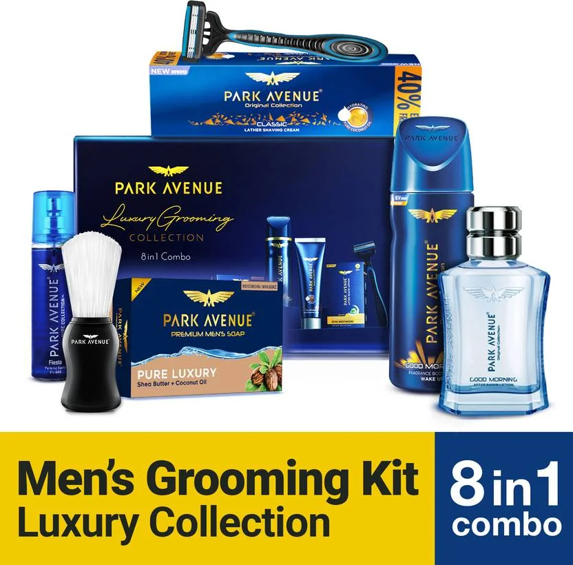 PARK AVENUE Luxury Grooming Kit for Men  (8 Items in the set)