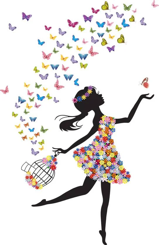 Aquire 80 cm New Modern Art & Trendy Wall Stickers for Home Decoration, Living Room, Bedroom Self Adhesive Sticker  (Pack of 1) - Best Price ₹116 at Flipkart