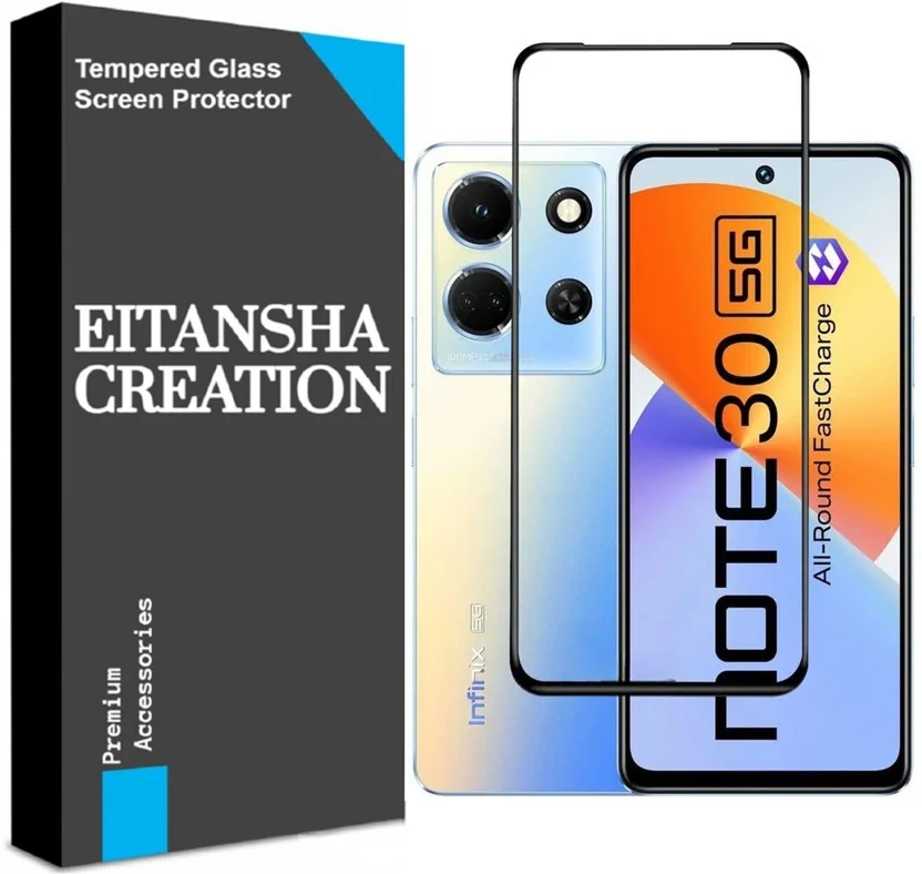 EITANSHA CREATION Edge To Edge Tempered Glass for Infin...