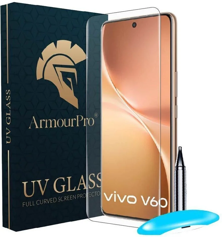 ArmourPro Edge To Edge Tempered Glass for Vivo V60 5G, ...