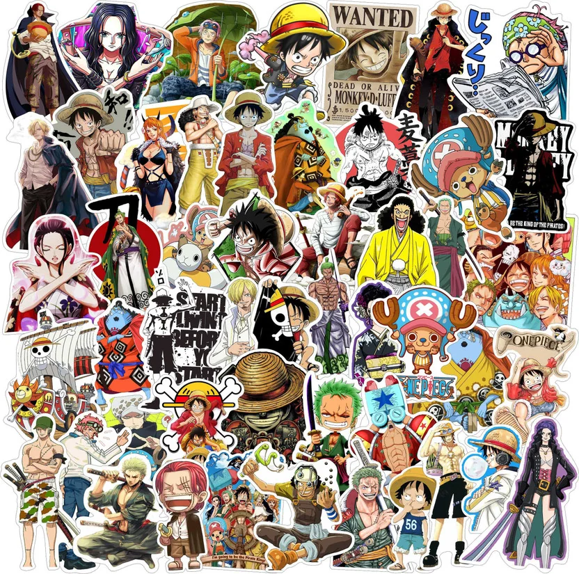 Junkyard 5 Vinyl One Piece manga Anime Vinyl Stickers f...