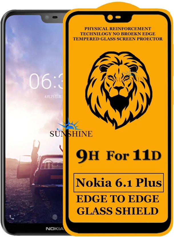 SUNSHINE Tempered Glass Guard for Edge to Edge Tempered...